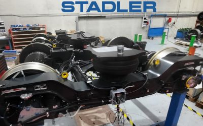 New Stadler trains for the Tyne and Wear Metro reach another significant milestone, with start of production of the first bogies